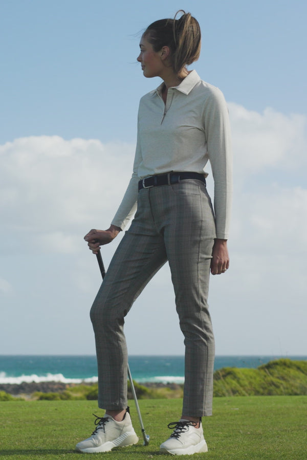 Forrest Golf stretch prince of wales check pant 