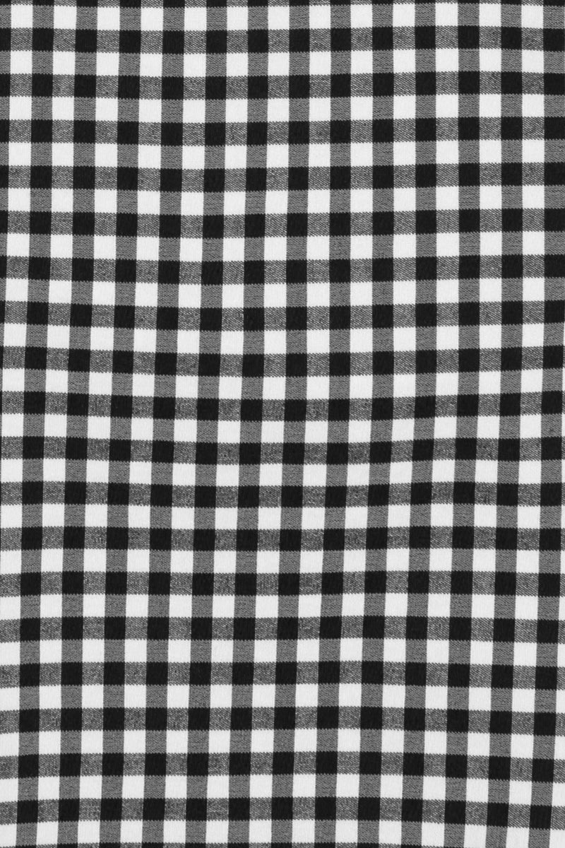 Black and white gingham swatch
