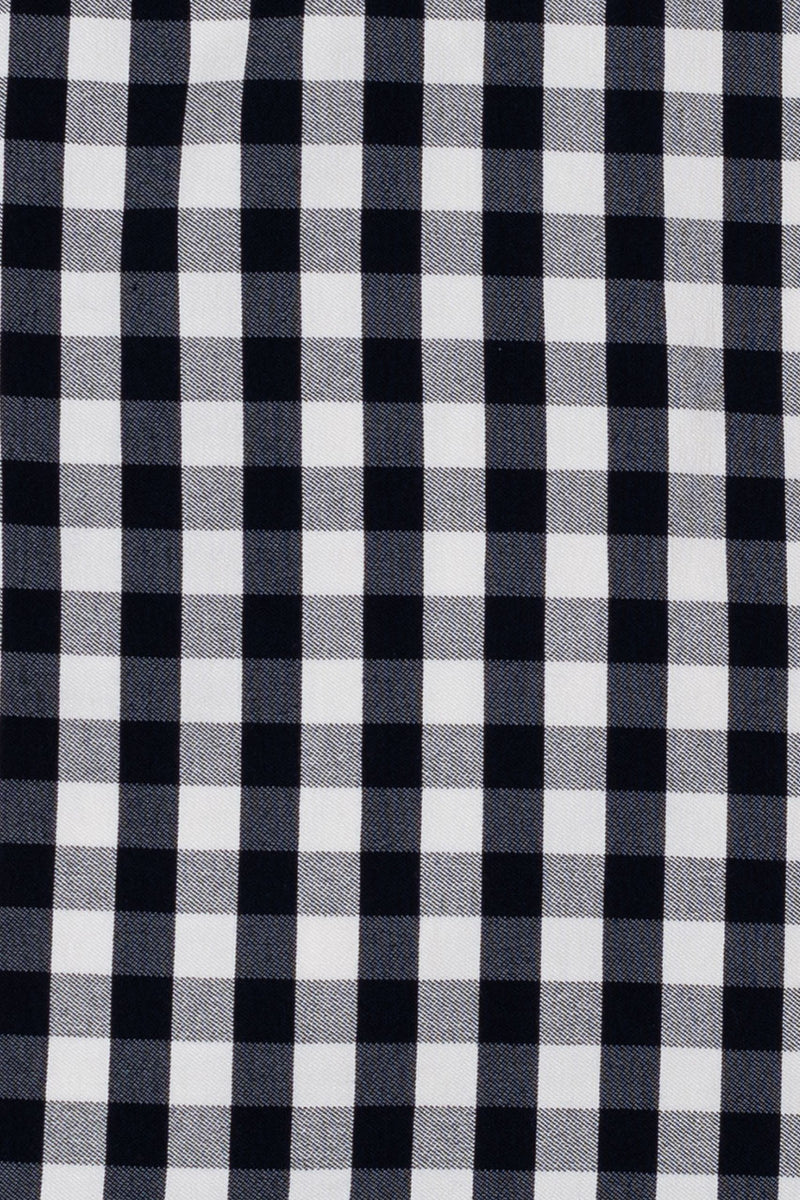 navy and white large gingham