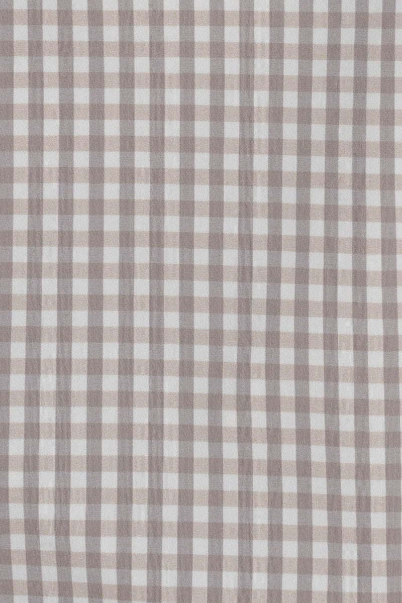 stone and white medium size gingham