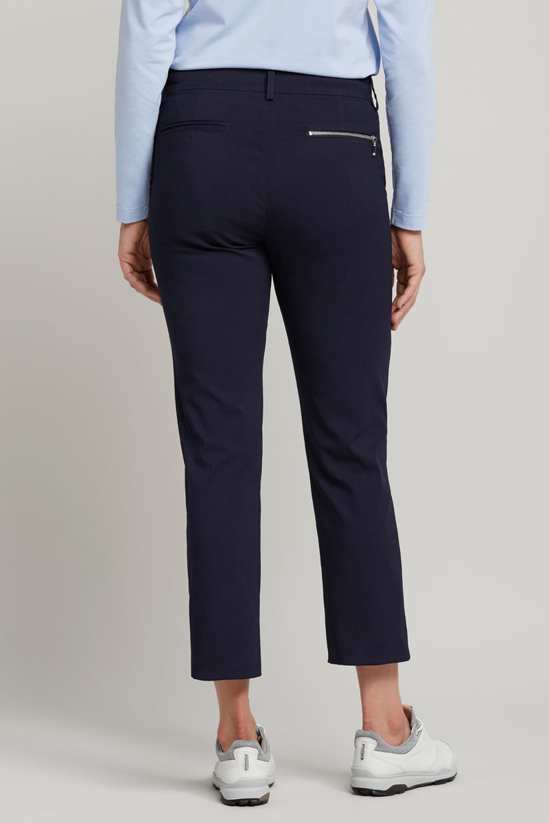  navy stretch crop golf pant