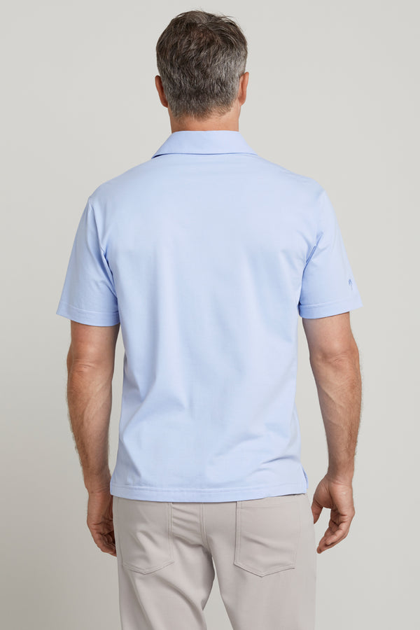 The Blakey Polo Powder Blue