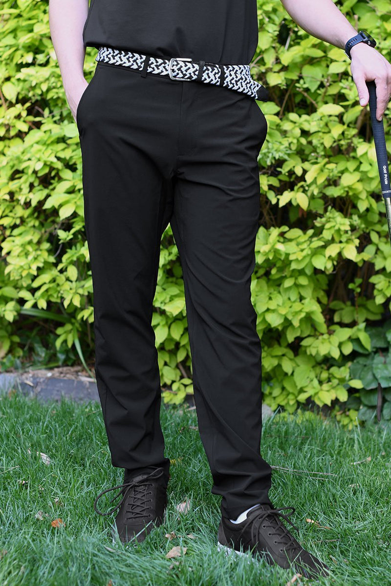 mens black stretch golf pant australia