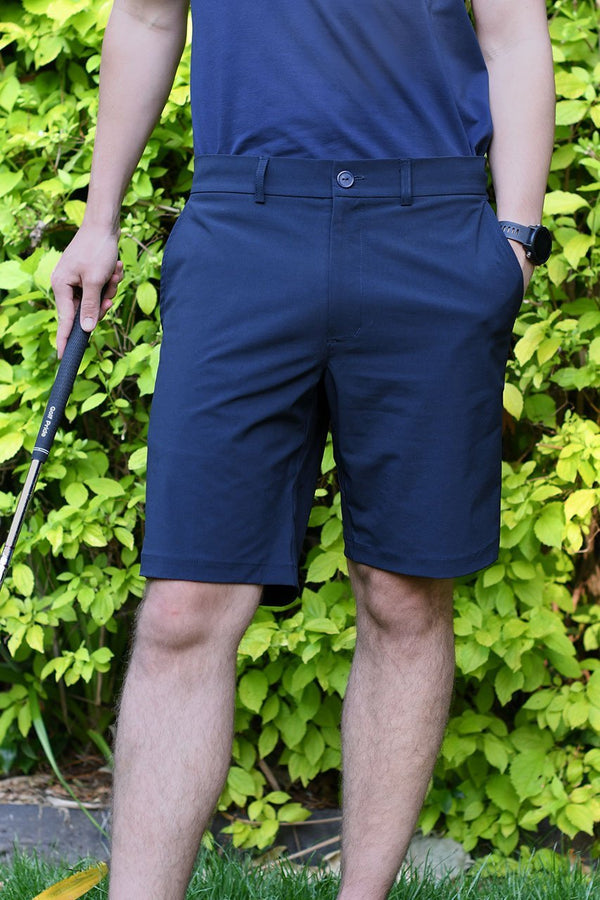 mens navy lightweight golf short australia