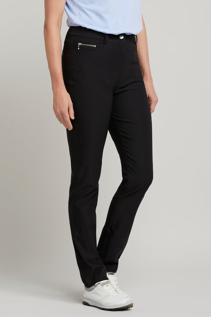 susan black stretch jean golf pant