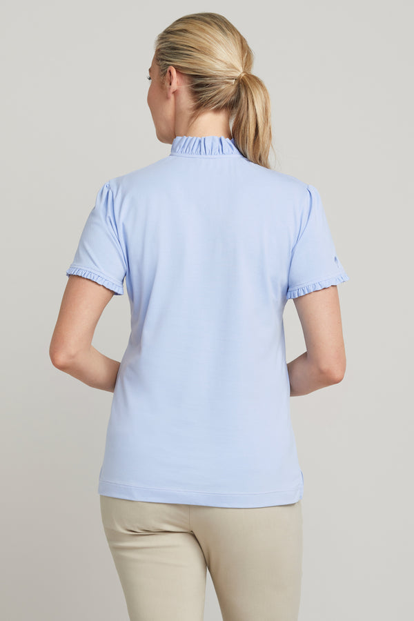 The Steph Polo Powder Blue