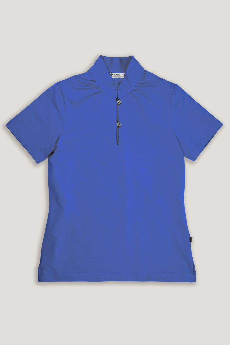 womens cornflower blue golf polo shirt