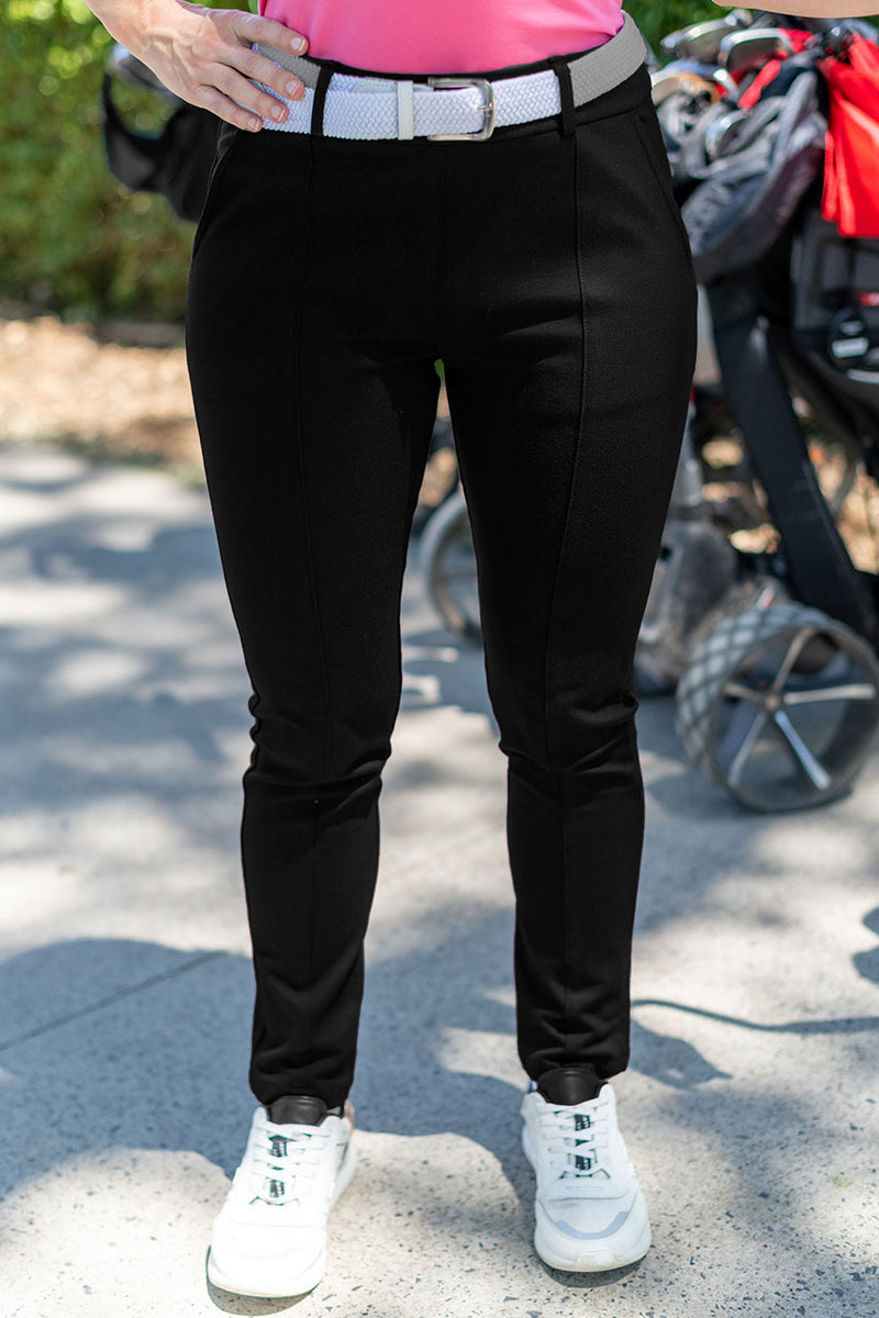 women's black Ponti da Roma stretch golf pant