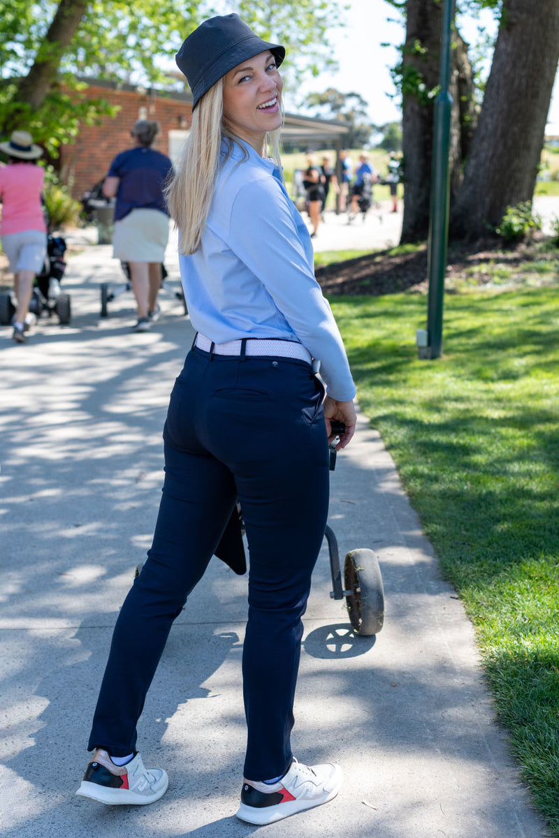 women's navy Ponti da Roma stretch golf pant